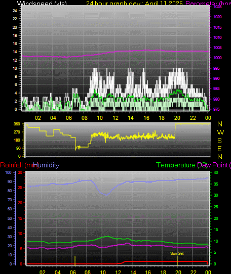 24 Hour Graph for Day 11